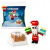 Stavebnica LEGO Santa's Chimney Polybag 30692 – mini vianočná stavebnica