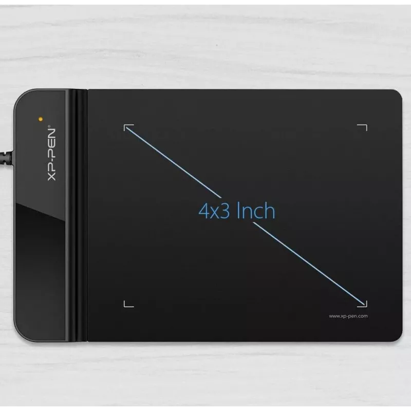 Grafický tablet XP-Pen Star G430S káblový, 5080 lpi, aktívna plocha 101,6 × 76,2 mm, čierny