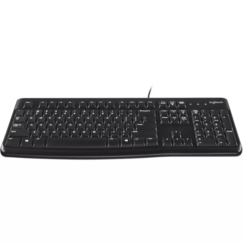Logitech K120 klávesnica USB QWERTY španielska čierna (920-002499)