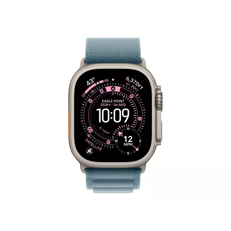 Remienok Apple MFTJ4ZM/A príslušenstvo k smartwatch modrý titán polyester spandex