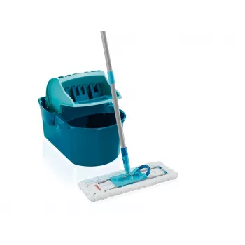 Leifheit 55092 mop mikrovlákno 8000 ml suchý&mokrý mikrovlákno modrá, sivá