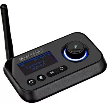 Bluetooth transceiver Omnitronic BDT-5.0 Bluetooth 5.0 dosah 30 m