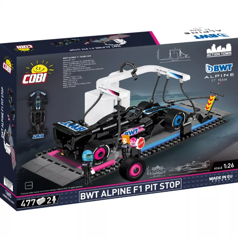 BWT Alpine F1 Boxenstopp, stavebná hračka