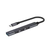 USB 3.0 4-portový hub SAVIO AK-71 s USB-C host, 5000 Mbit/s, 2 roky záruka