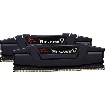 DIMM 16 GB DDR4-3200 (2x 8 GB) Dual-Kit, operačná pamäť čierna, F4-3200C16D-16GVKB, Ripjaws V, INTEL XMP