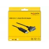 Sériový kábel DeLOCK 66281 čierny 1,8 m RS-232 USB Type-A