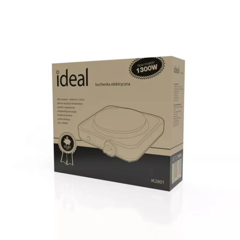 IDEAL 1-platňový elektrický sporák, 1000 W