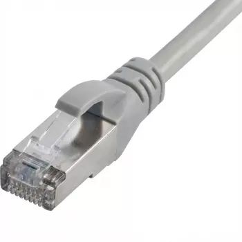 Sieťový kábel Captiva 80277 patch kábel CAT 6a RJ45 5m sivý