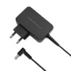 Qoltec 51033 napájací adaptér pre ultrabooky HP, 45 W, 19,5 V, 2,31 A, 4,5x3,0 mm + pin, do interiéru, čierny