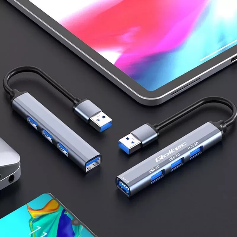 HUB adaptér USB 3.0 4in1, 4x USB 3.0