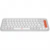 Logitech POP Icon Keys – klávesnica – bezdrôtová – Bluetooth LE – QWERTY – US International – Off White, oranžová (920-013072)