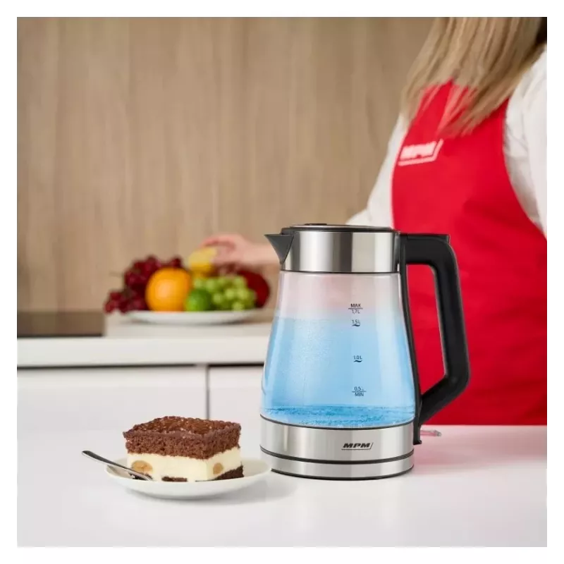 Rýchlovarná kanvica MPM 1.7L 2200W čierna