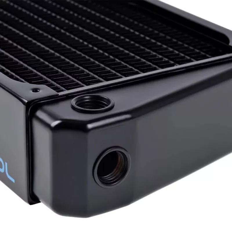 Alphacool NexXxoS XT45 - chladiaci blok - mosadz - meď - oceľ - čierna - 1/4 - 1,5 bar - 12 cm (14234)