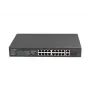 Lanberg RSFE-16P-2C-150 nespravovaný PoE+ prepínač, 16x 10/100 PoE+, 2x Gigabit Combo, 150 W, 1U rack