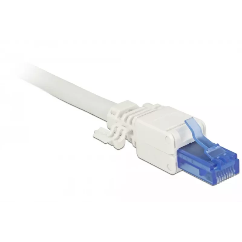Konektor samec RJ-45 DeLOCK 86417 modrý biely
