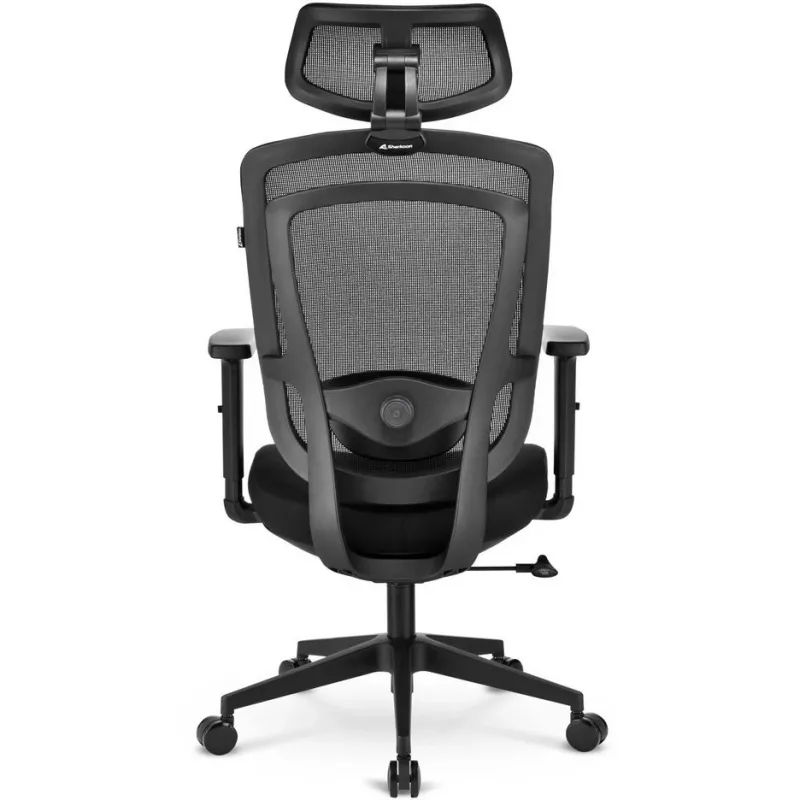 Kancelárska stolička Sharkoon OfficePal C10 – čierna, ergonomický dizajn, výškovo nastaviteľná