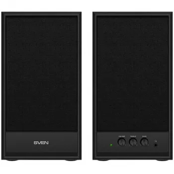 Multimediálne reproduktory SVEN SPS-702 (stereo, 40W, 40Hz-22Hz, čierna koža)