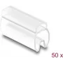 Delock Označovač káblov pre priemer kábla 4 - 7 mm 50 kusov transparentný (80951)