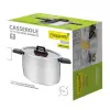 Hrniec Maestro MR-3530-24 nerez 24 cm, 5,5 l, sklopné rukoväte, sklenená pokrievka