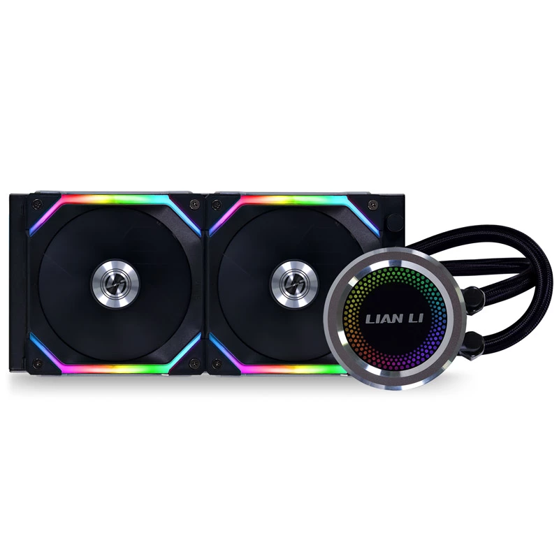 Lian Li Galahad AIO procesorový all-in-one kvapalinový chladič 12 cm čierny