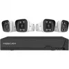 Foscam FNA108E-B4-2T videonadstavbový systém biely 4x 4K PoE bullet kamera, 1x 8-kanálový NVR