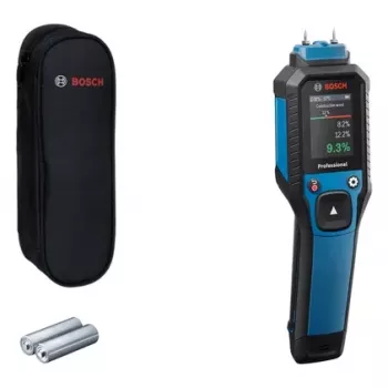 Vlhkoměr na drevo GMP 2-15 Professional (modrá/čierna, 2x batérie, kufrík)