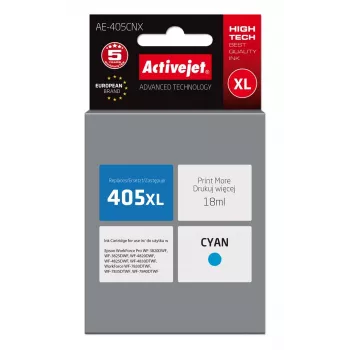 Activejet AE-405CNX atrament (náhrada za Epson 405XL C13T05H24010; Supreme; 18 ml; azúrová)