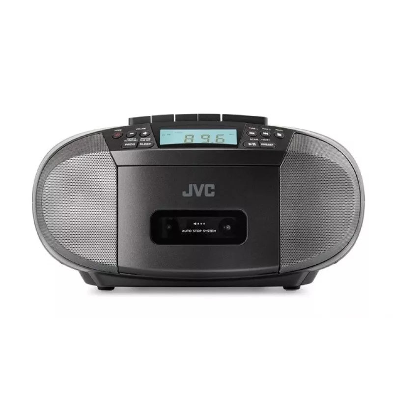Rádioprehrávač JVC RC-E444B čierny s CD prehrávačom a FM tunerom