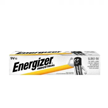 Energizer 9V PP3 Industrial alkalické batérie, balenie 12 ks
