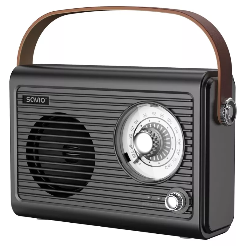 Prenosné rádio Savio RS-01 analógové čierne