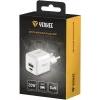 USB-C/A sieťová nabíjačka YENKEE YAC G38 20W 3A Power Delivery (USB-C a USB-A)