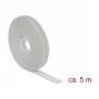 Suchý zips DELOCK 18276, sivý, 13 mm x 5 m, 1 kus