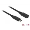 USB kábel DeLOCK 85533 USB 3.2 Gen 1 1 m USB C čierny