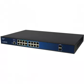 PoE switch ALLNET ALL-SG8618PM 18-portový Gigabit (16 PoE + 2 uplink)