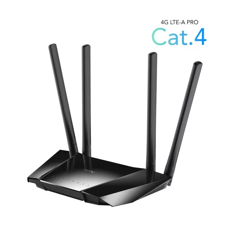 Cudy LT400 bezdrôtový router Fast Ethernet Single-band (2.4 GHz) 4G čierny