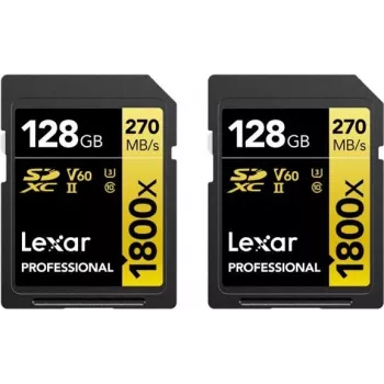 Lexar Professional 1800x 128 GB Karta SDXC UHS-II, 2-balenie