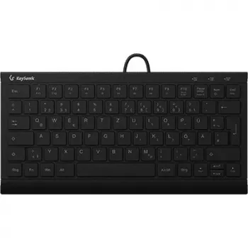 KeySonic KSK-5011ELC (DE) klávesnica Home USB QWERTZ nemecká čierna