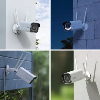 Reolink W430 - 4K vonkajšia kamera, Next-Gen Wi-Fi 6, 5-násobný optický zoom, rozpoznávanie osôb/vozidiel/zvierat, farebné nočné videnie