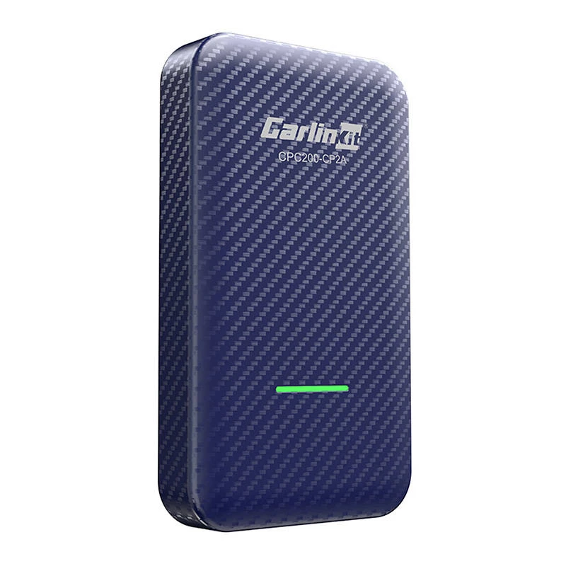 Carlinkit 4.0 CPC200-CP2A bezdrôtový adaptér pre Apple CarPlay a Android Auto, Wi-Fi 5150-5250/5725-5850 MHz, Bluetooth 5.2, USB-C, modrý
