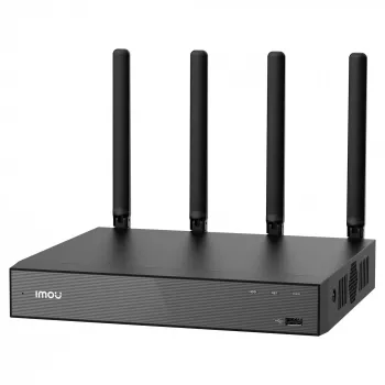 Sieťový videorekordér IMOU N118W čierny — 18 kanálov, 4-kanálové prehrávanie, max. 3840×2160, Dualband WLAN, SATA až do 16 TB