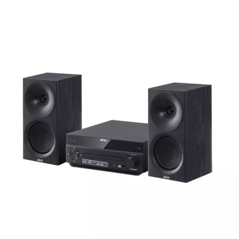 Audiosystém AKAI AM-301 BK Music Center – kompaktné domáce audio zariadenie