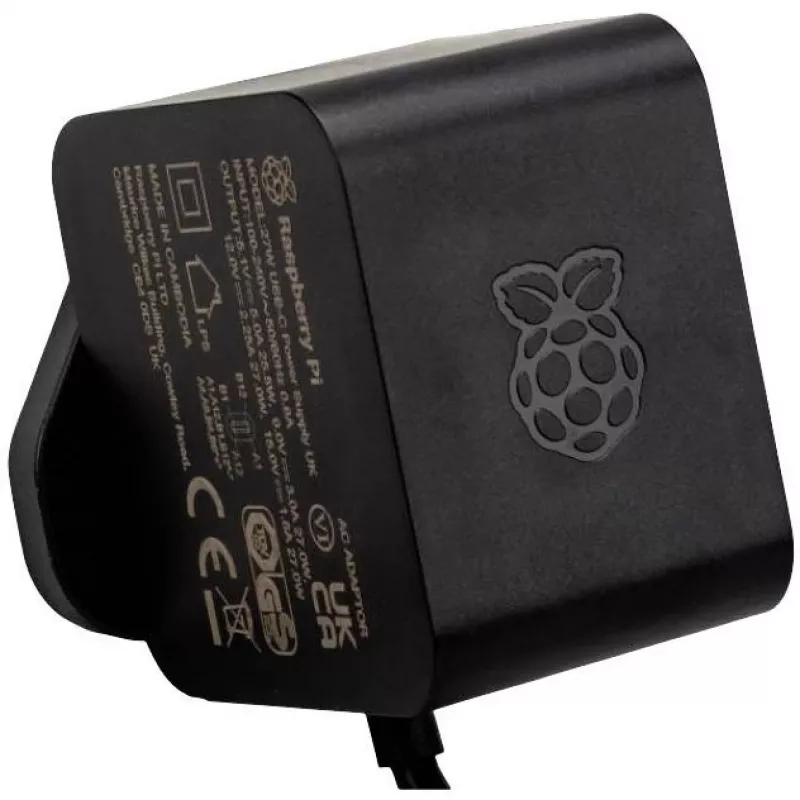 Napájací zdroj Raspberry SC1408 (model RPI5NT5AB) – kompatibilný so zariadeniami Raspberry Pi