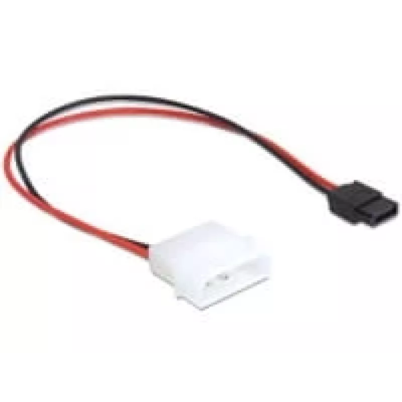 Delock napájací kábel Molex 4 Pin konektor samec na tenký SATA 6 Pin konektor samica 24 cm