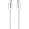 CANYON kábel OnWire 60MG C-C 60W magnetický pletený 1m biely