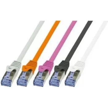 Sieťový kábel LogiLink 15 m RJ-45 Cat7 čierny