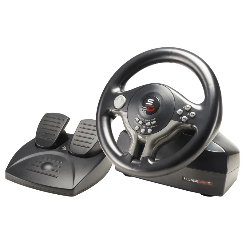 Volant + pedále Subsonic SV200 čierna sivá USB 180° rotácia