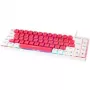 GAMIAC TKL69G SF herná klávesnica, Kailh červená - biela/červená
