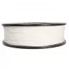 3D tlačový materiál Gembird 3DP-PLA-FL-01-W kyselina polymliečna PLA biela 1 kg