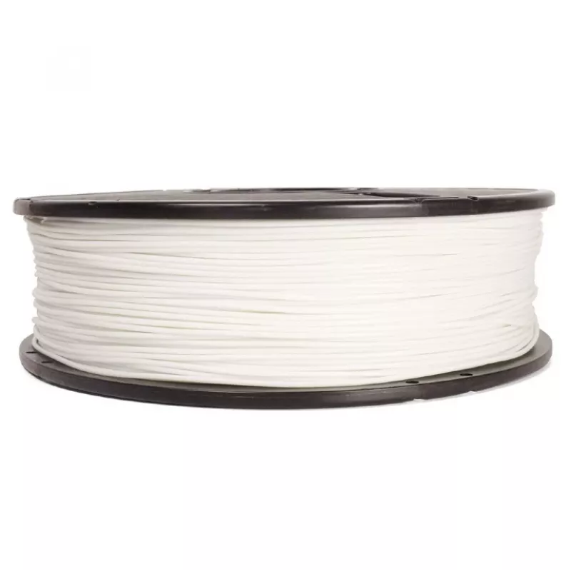 3D tlačový materiál Gembird 3DP-PLA-FL-01-W kyselina polymliečna PLA biela 1 kg
