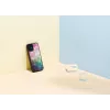 Ochranné puzdro iKins pre Apple iPhone 12 mini – dizajn vodných kvetov, čierne